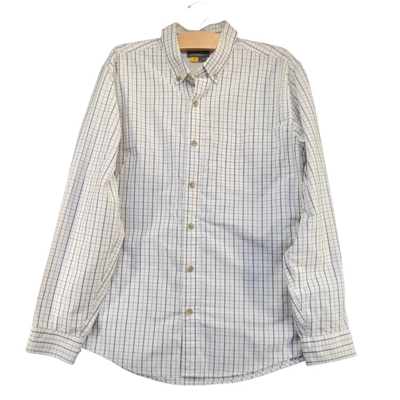Eddie Bauer Men's Button-Down Shirt Men's Multi Medium Long Sleeve Check - Picture 1 of 12
